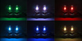 Custom Color Bluetooth Snowmobile LED Headlight Kits