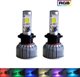 Custom Color Bluetooth Snowmobile LED Headlight Kits